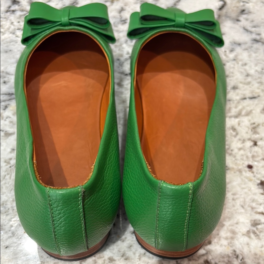 Genuine Leather Flats with Bow - Picture 14 of 15